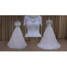 Wholesale Short Sleeve Chiffon Wedding Dress